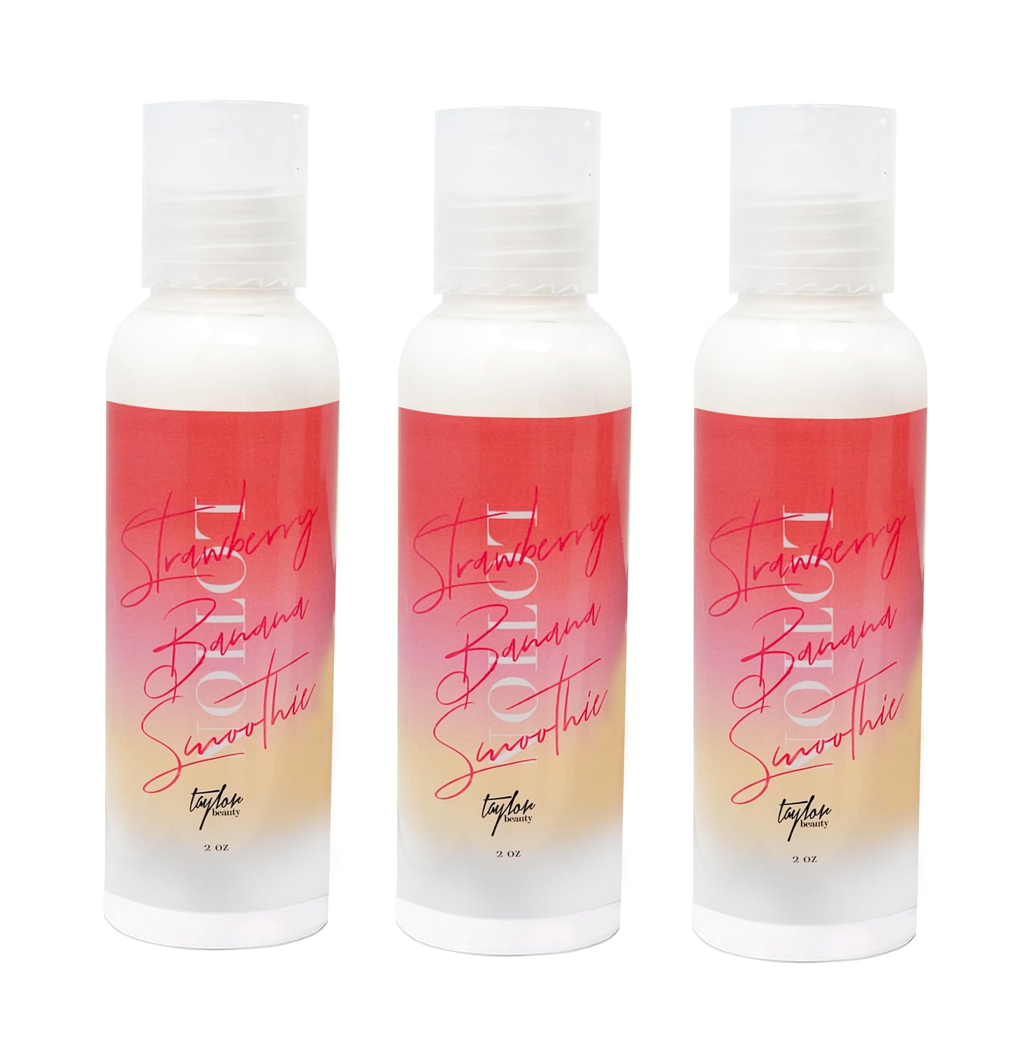 Strawberry Banana Smoothie Hand Cream Moisturizing Trio